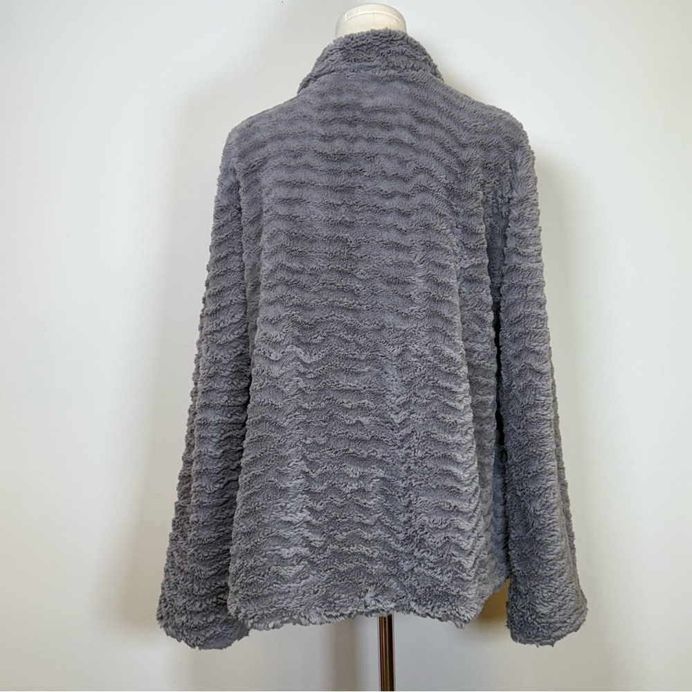 Patagonia ‘Pelage’ Soft Cozy Jacket Asymmetrical Collar Women’s Size Large - Picture 7 of 12
